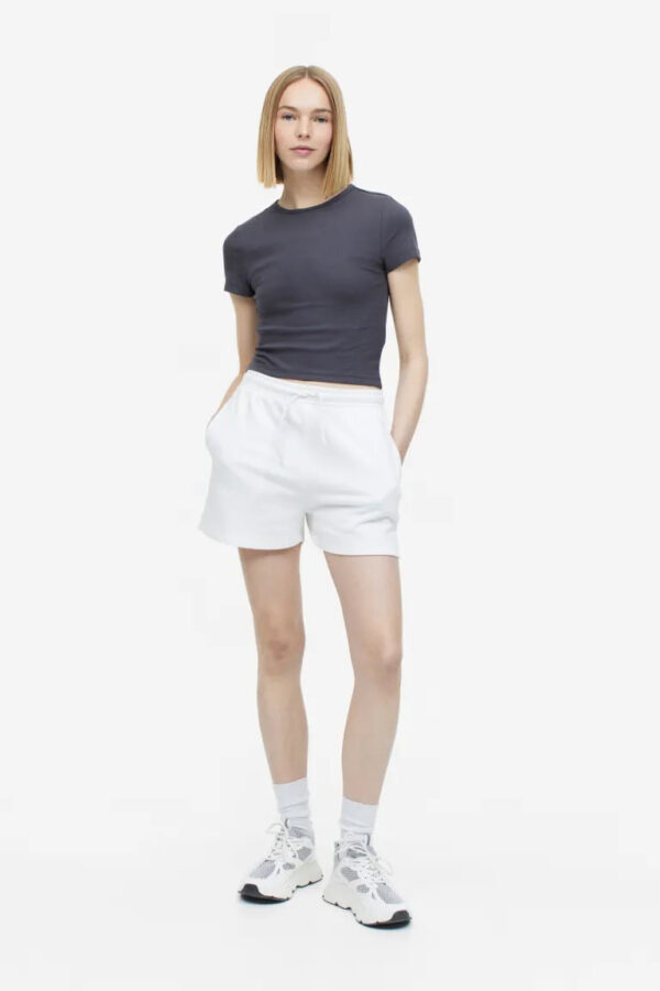 Ribbed Crop Top - 图片 2